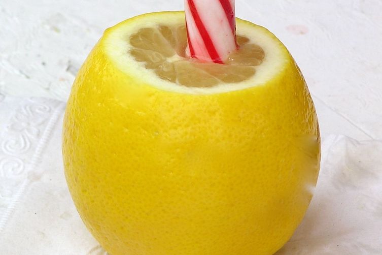 Peppermint Lemon Stick Cocktail