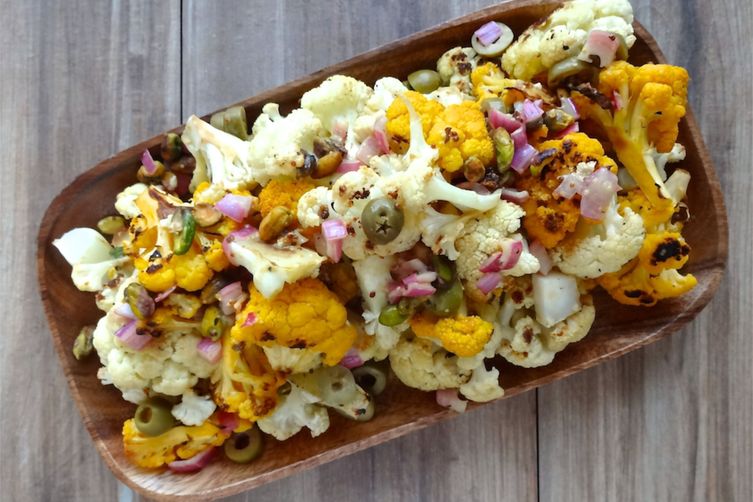 Mustard-Roasted Cauliflower