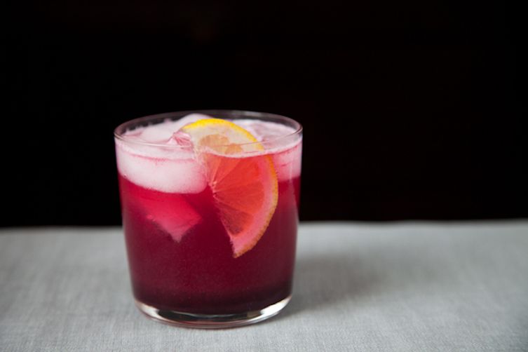 Concord Grape and Lemon Soda