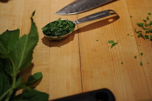 Shaved Asparagus and Mint Salad