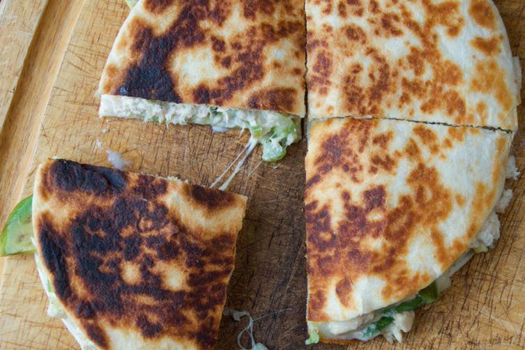 tuna melt quesadillas