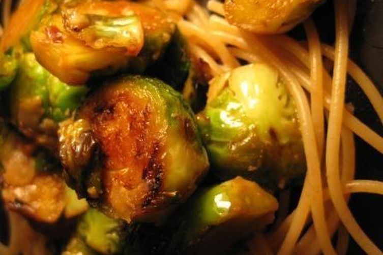 Caramelized Parmesan Brussels Sprouts