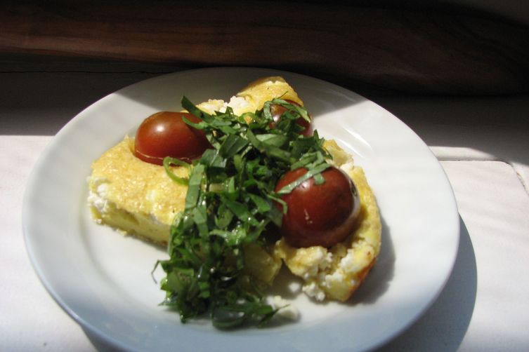 Cherry Tomato Clafoutis