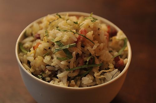 Bacon and Shiso Fried Rice