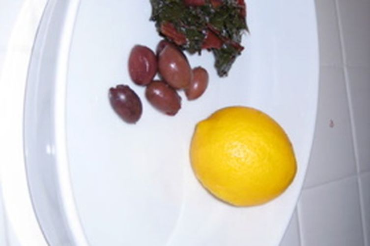 Red Chard with Olives and Lemon