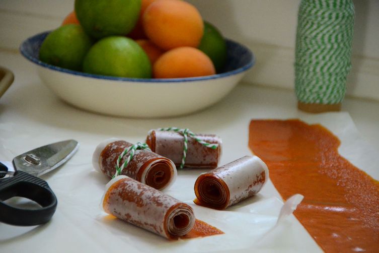 Apricot Lime Fruit Leather