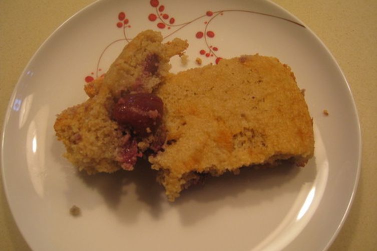 Cherry and amaranth dessert casserole