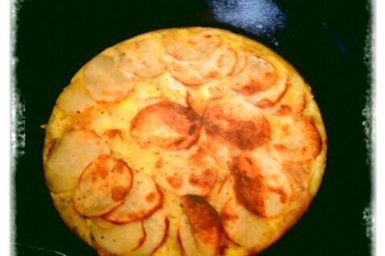 Tortilla with Chive and Garlic Aioli