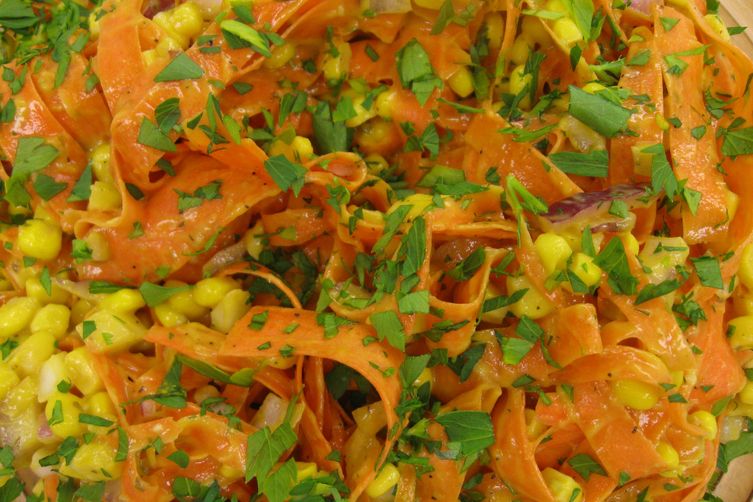 Chasing Cézanne Carrot &amp; Corn Salad