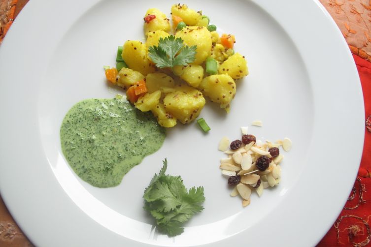 Indian-spiced potato salad
