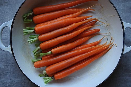 Glazed Carrots with Braised Bibb Lettuce