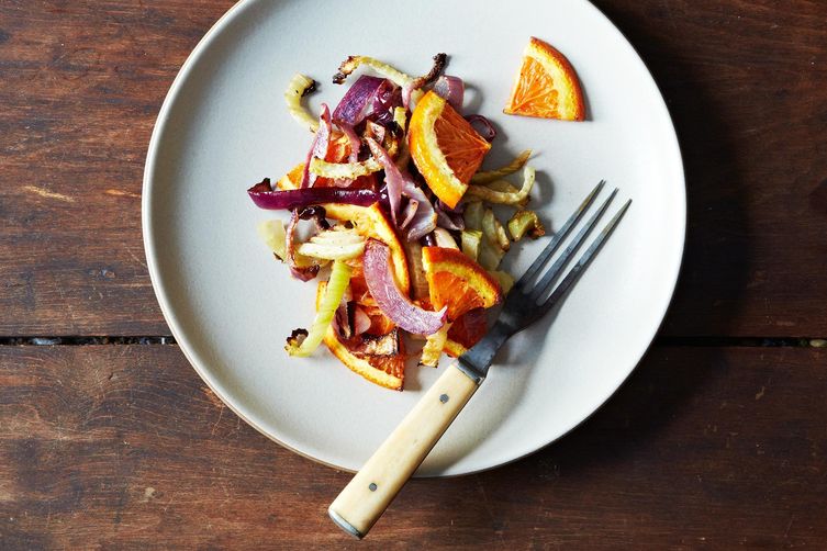 Molly Stevens' Roasted Fennel, Red Onion, and Orange Salad