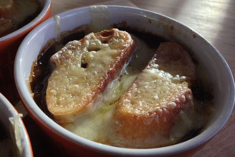 French Onion Soup with Coffee