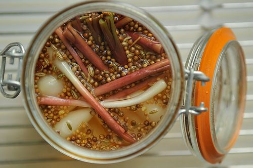 Sweet &amp; Spicy Pickled Ramps