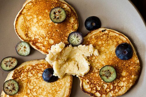 Ricotta Hotcakes with Maple Butter