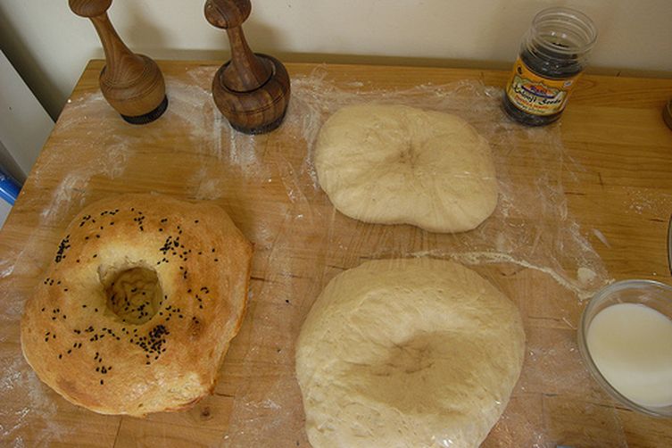 Tashkent Non (Soft, fluffy Uzbek bread)
