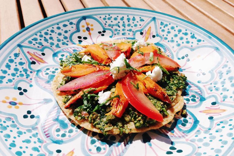 Carrot Top Pesto (Gluten Free Pizza):