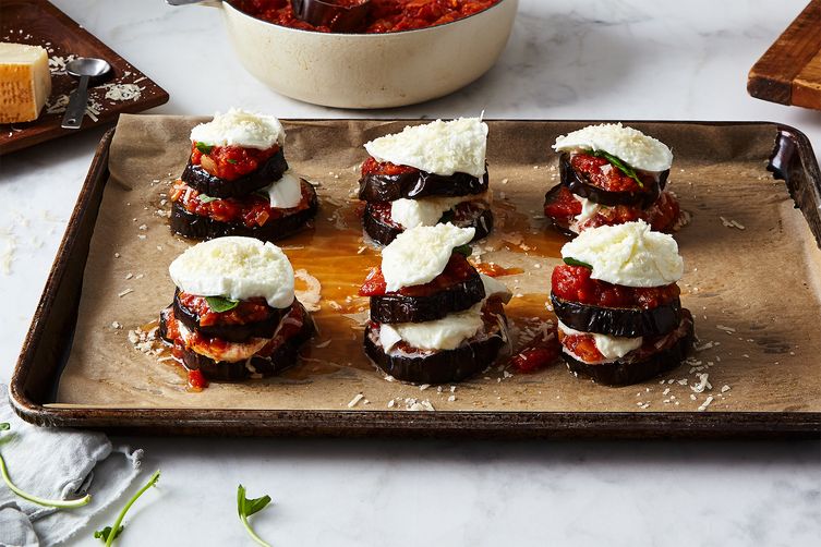 Mario Batali’s Eggplant Parmesan