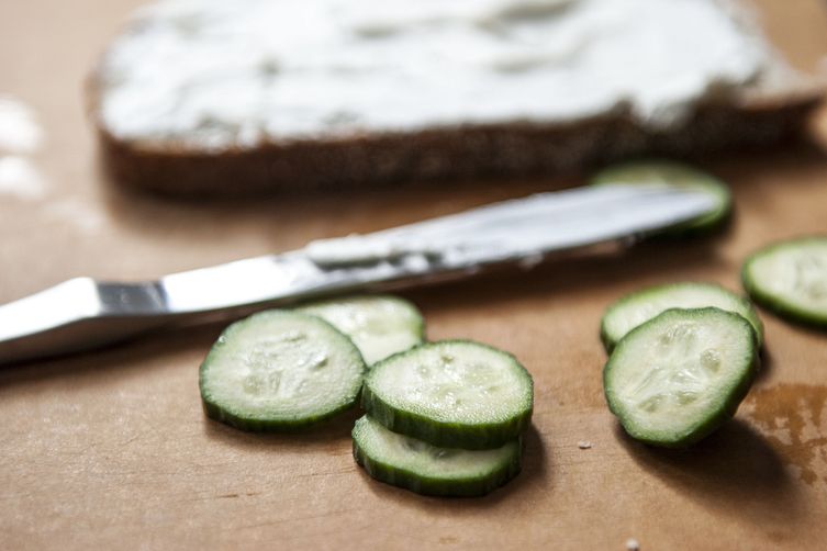 Cucumber Goat Cheese Grilled Cheese
