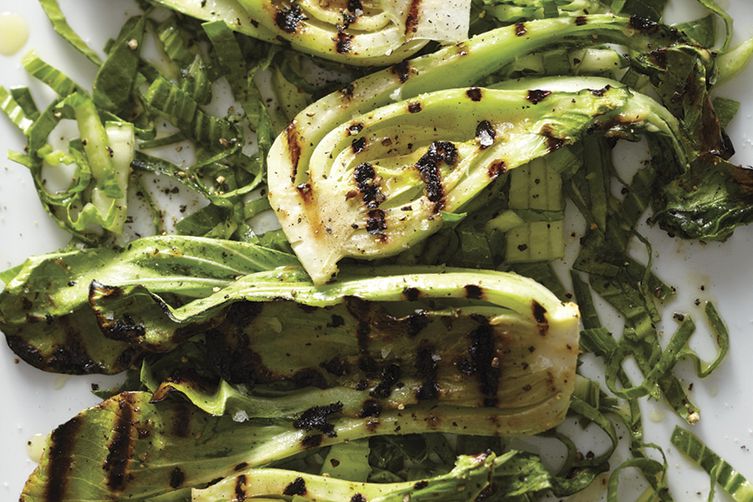 Grilled Baby Bok Choy with Miso Butter