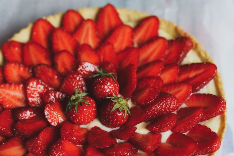 classic strawberry tart