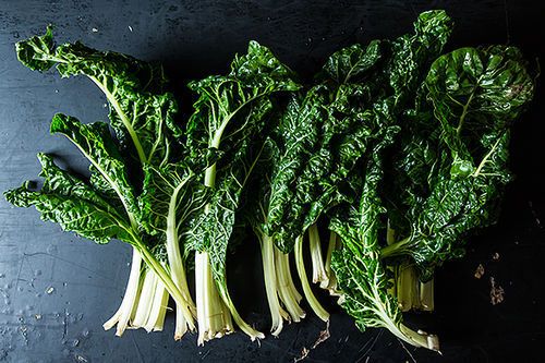 Anna Klinger's Grilled Swiss Chard Stems with Anchovy Vinaigrette