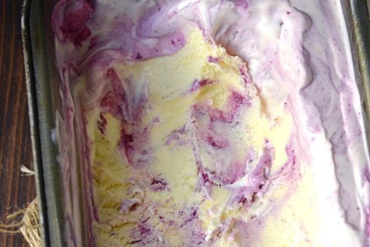 blueberry swirl key lime ice cream