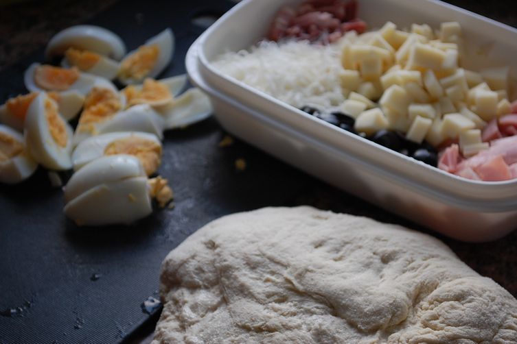 Casatiello Napoletano - Stuffed Italian Bread