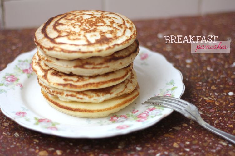 Breakfast pancakes &amp; spiced orange honey