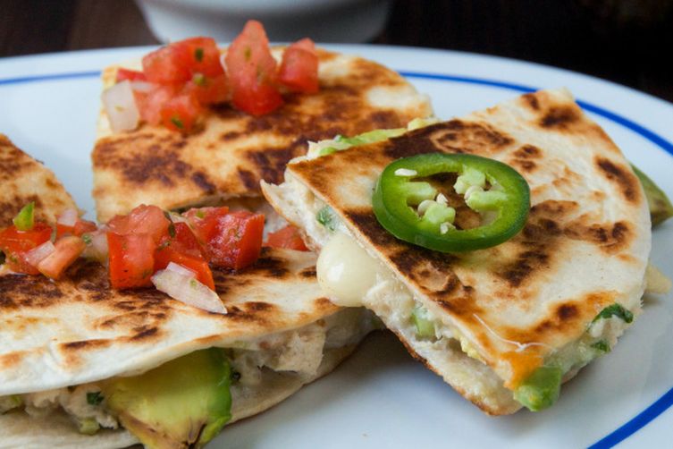 tuna melt quesadillas