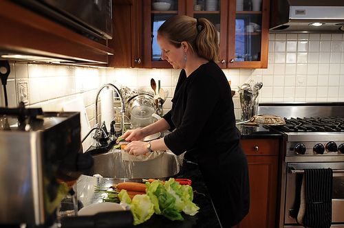 Glazed Carrots with Braised Bibb Lettuce