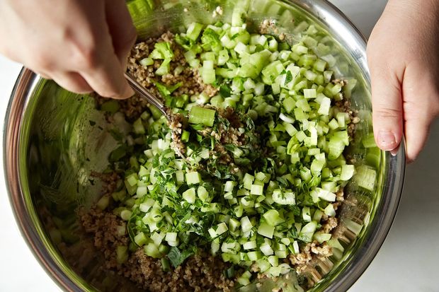 Celery and Za’atar Tabouli