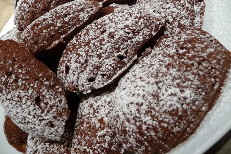 Chocolate-Orange Madeleine Cookies