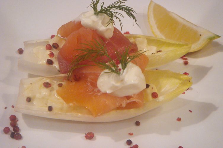 Apple Tartare with Smoked Salmon