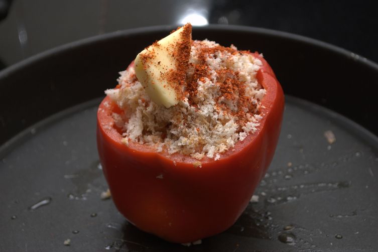 Stuffed Red  Peppers ,Creole.