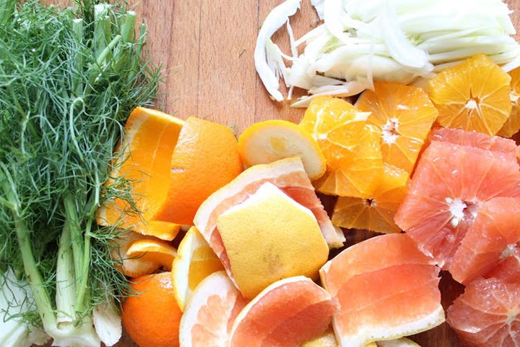 Citrus Salad with Roasted Fennel and Mint