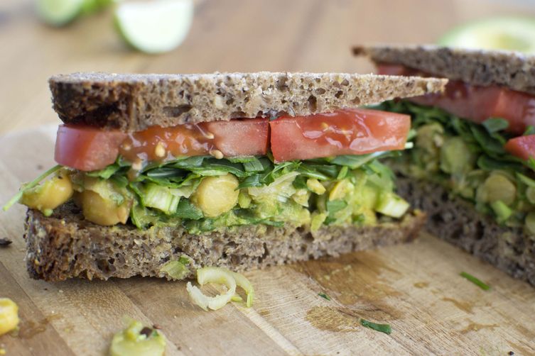 Curried Chickpea Sandwich
