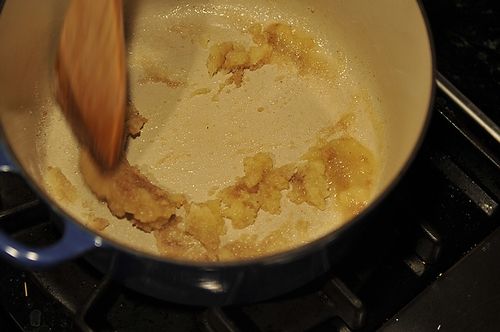 Caramel Rice Pudding with Brown Butter and Creme Fraiche