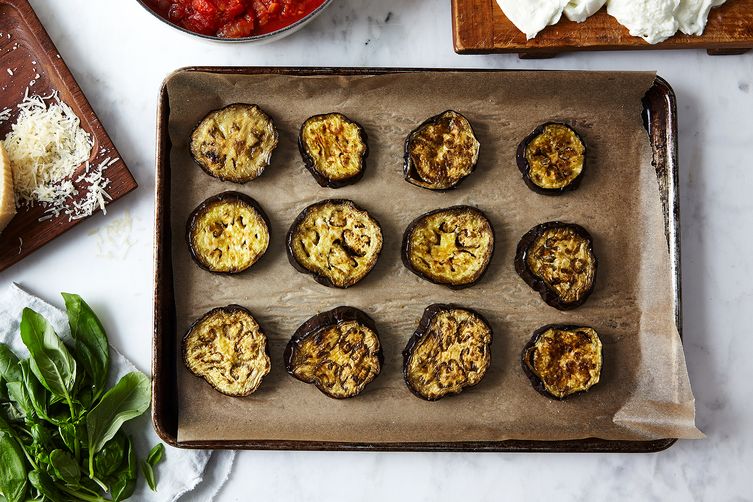 Mario Batali’s Eggplant Parmesan