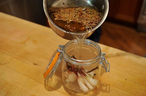 Sweet &amp; Spicy Pickled Ramps