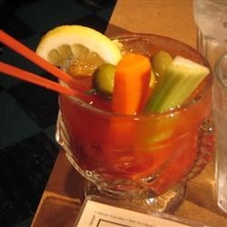 Spicy Red Snapper (Bloody Mary with Gin)