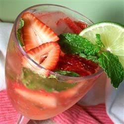 Strawberry-Mint Soda