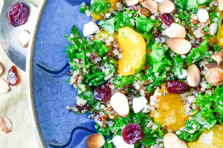 mandarin quinoa and kale bowl