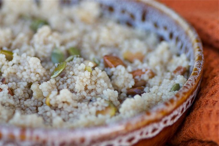 Warm and Nutty Breakfast Couscous