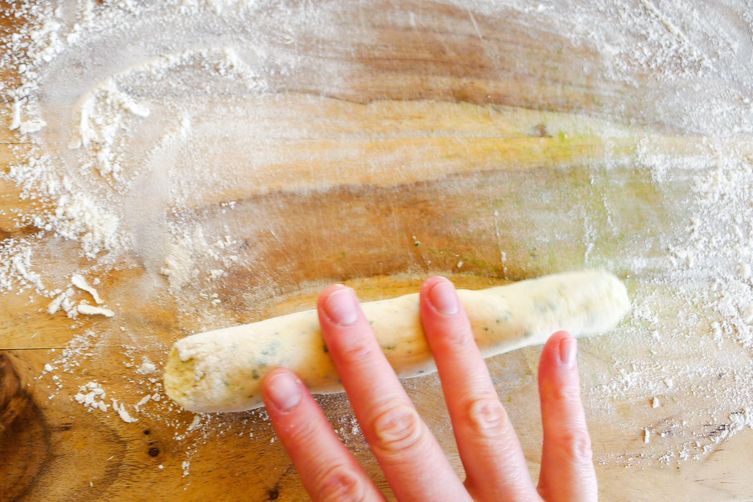 Handmade Ricotta Gnocchi with Shiitake Mushrooms in Brown Butter Sage Sauce