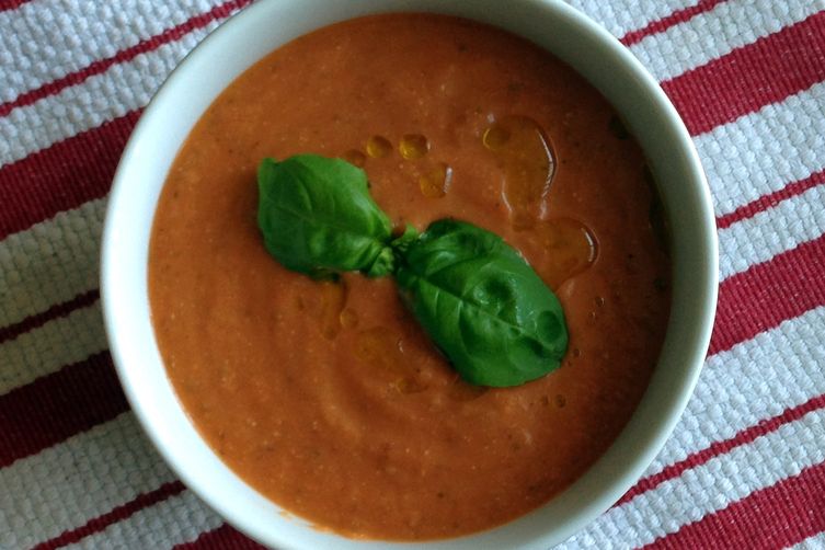 Roasted Tomato Basil Soup