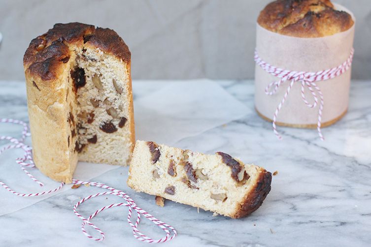 Date, Fig, and Walnut Panettone