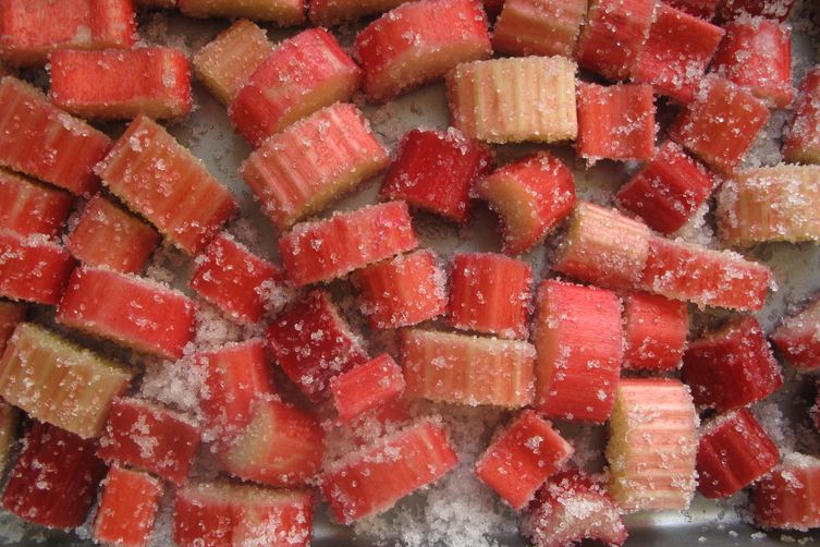 Roasted rhubarb limeade