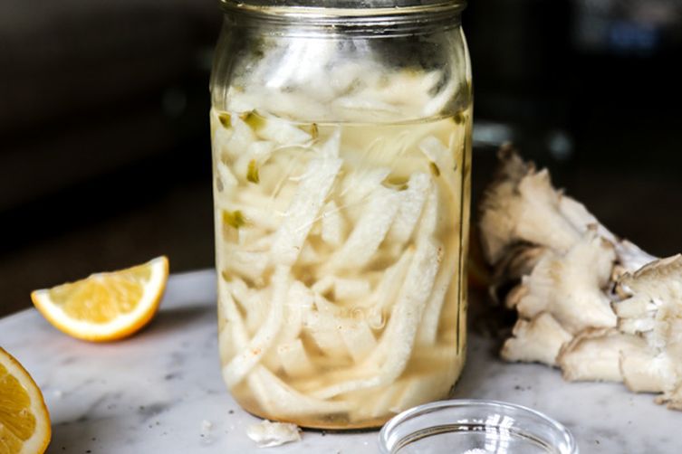 Pickled Jicama with Jalapeño Lime and Cayenne Pepper