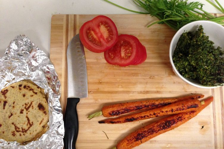 Carrot Top Pesto (Gluten Free Pizza):